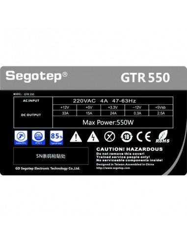 Захранване Segotep 550W